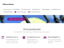 Tablet Screenshot of i-reservations.nl